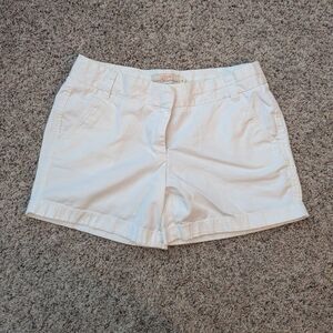J. Crew White Cotton Chino Shorts | Women’s Size 8 Classic Summer Casual
